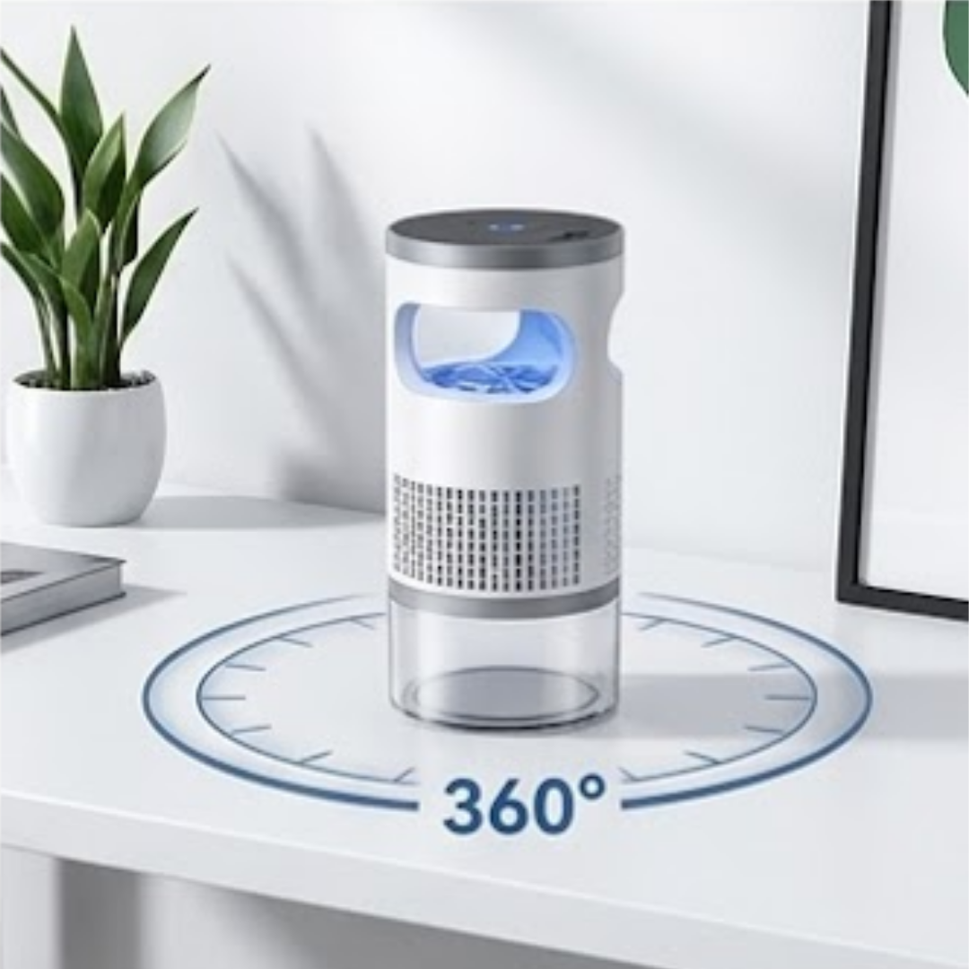 Portabel Myggmaskin med 360° Skydd — Kemikaliefri